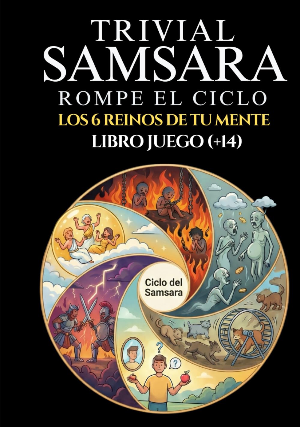Trivial Samsara. Viaje a los 6 reinos de tu mente: El primer libro de autoayuda en formato juego (+14) (Ciclo Samsara)