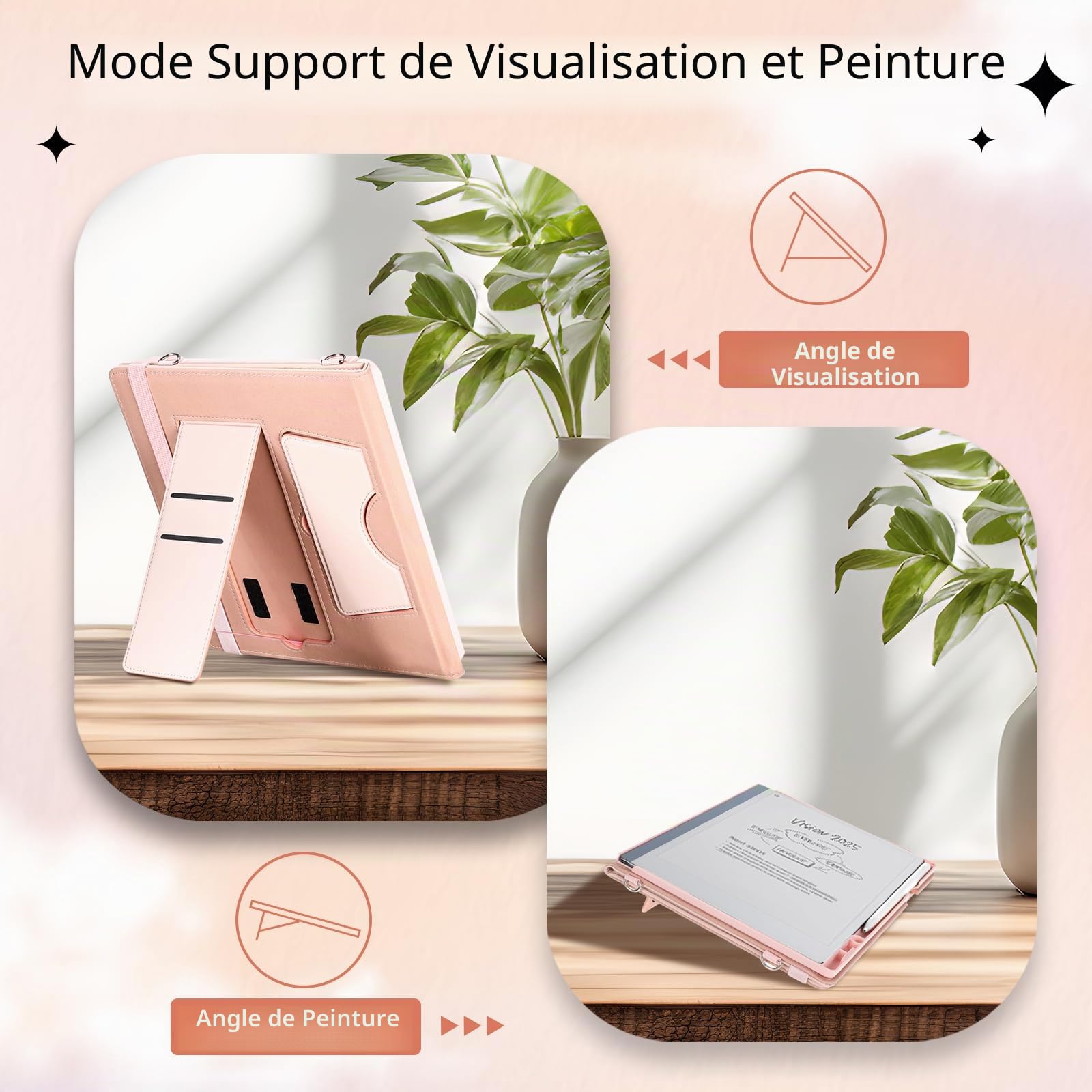 E NET-CASE Étui pour Remarkable Paper Pro 2024 11,8", Étui PU pour cartes et porte-stylo, fonction veille/réveil automatique, pour Remarkable Pro 11,8" (noir ou marron)