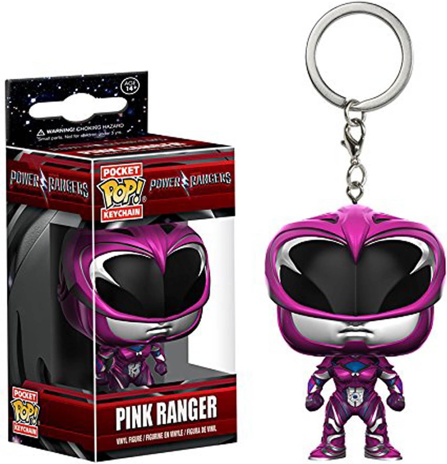 Funko Power Rangers Movie 12348 "Pocket POP! Pink Ranger Keychain