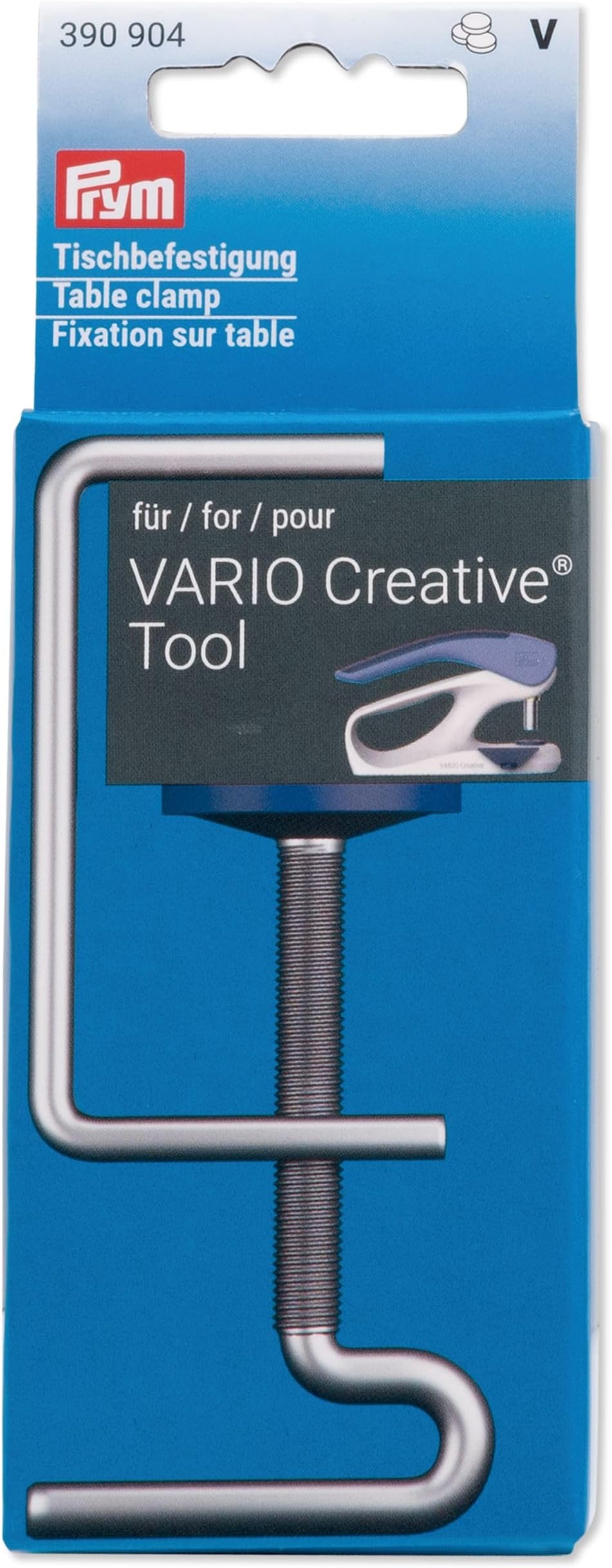 Vario Creative Tool 390904 Table Mount, Silver