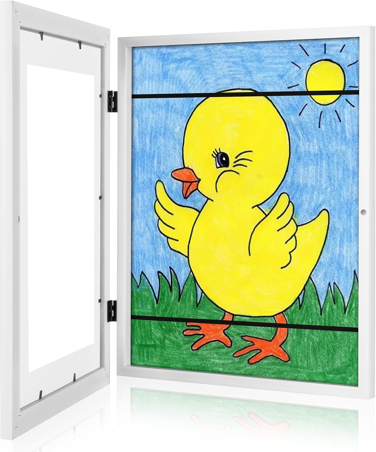 Kids Art Frames, 11x14 Front Opening Kids Artwork Frames