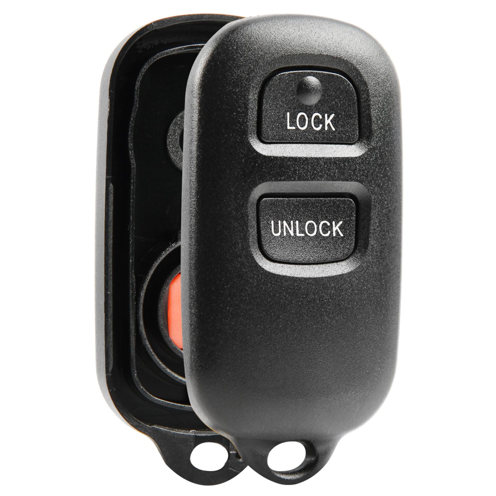 Key Fob Keyless Entry Remote Shell Case & Pad fits Toyota 1999-2001 Camry / 2003-2008 Corolla / 1998-2003 Sienna / 1999-2003 Solara