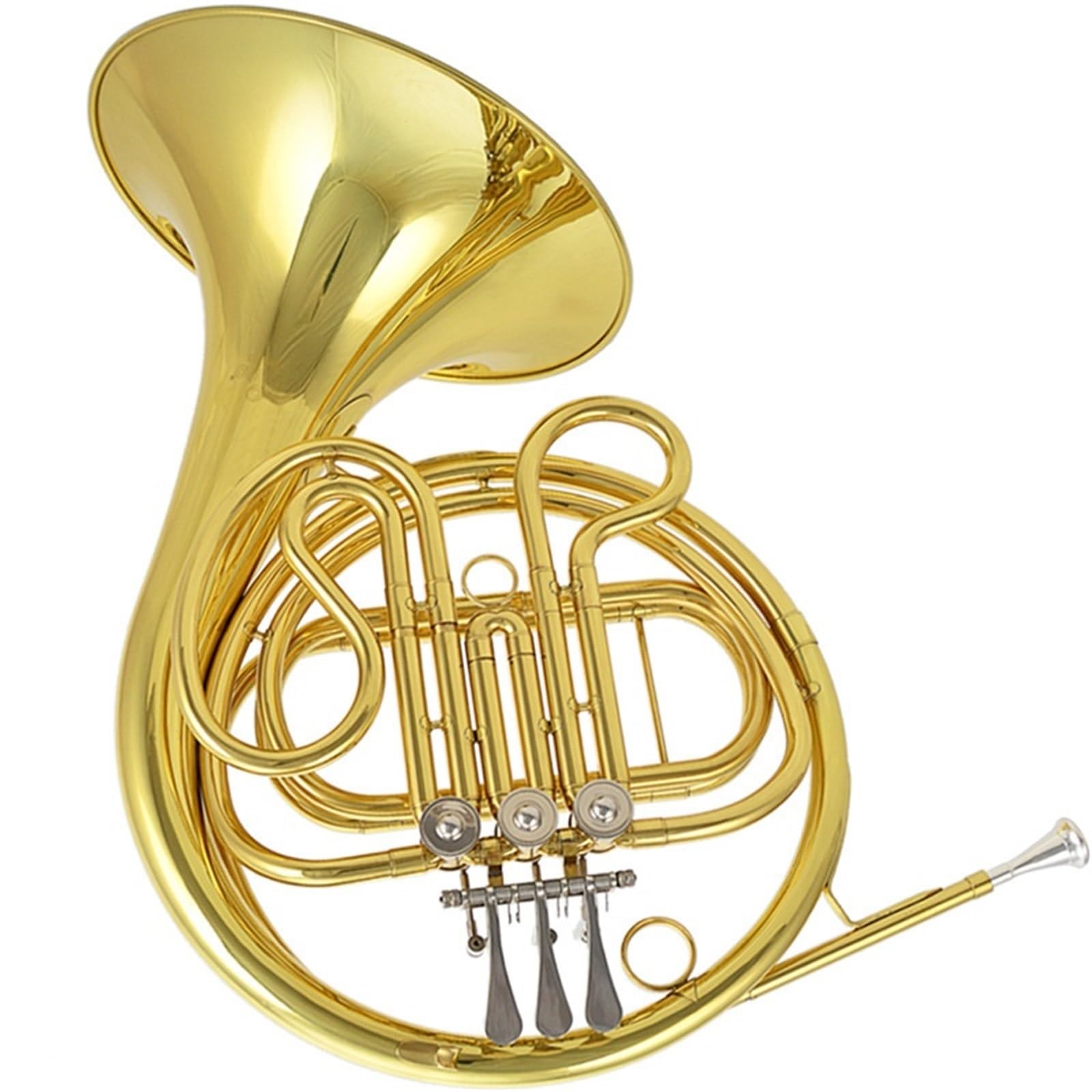 Róg Francuski Instrumenty Muzyczne Lakierowany Francuski Róg F Klucz Profesjonalny Instrument Dęty Dla Początkujących I Dorosłych