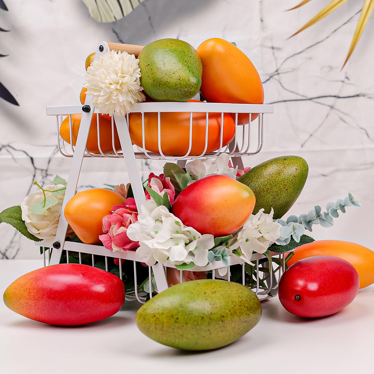 Amazon.co.jp: Gresorth 3個入り 人工マンゴー 食品サンプル 偽の果物