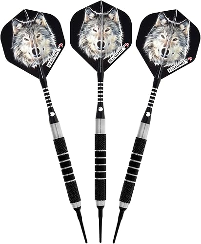 Elkadart Lone Wolf - Dardos de punta suave con estuche de almacenamiento