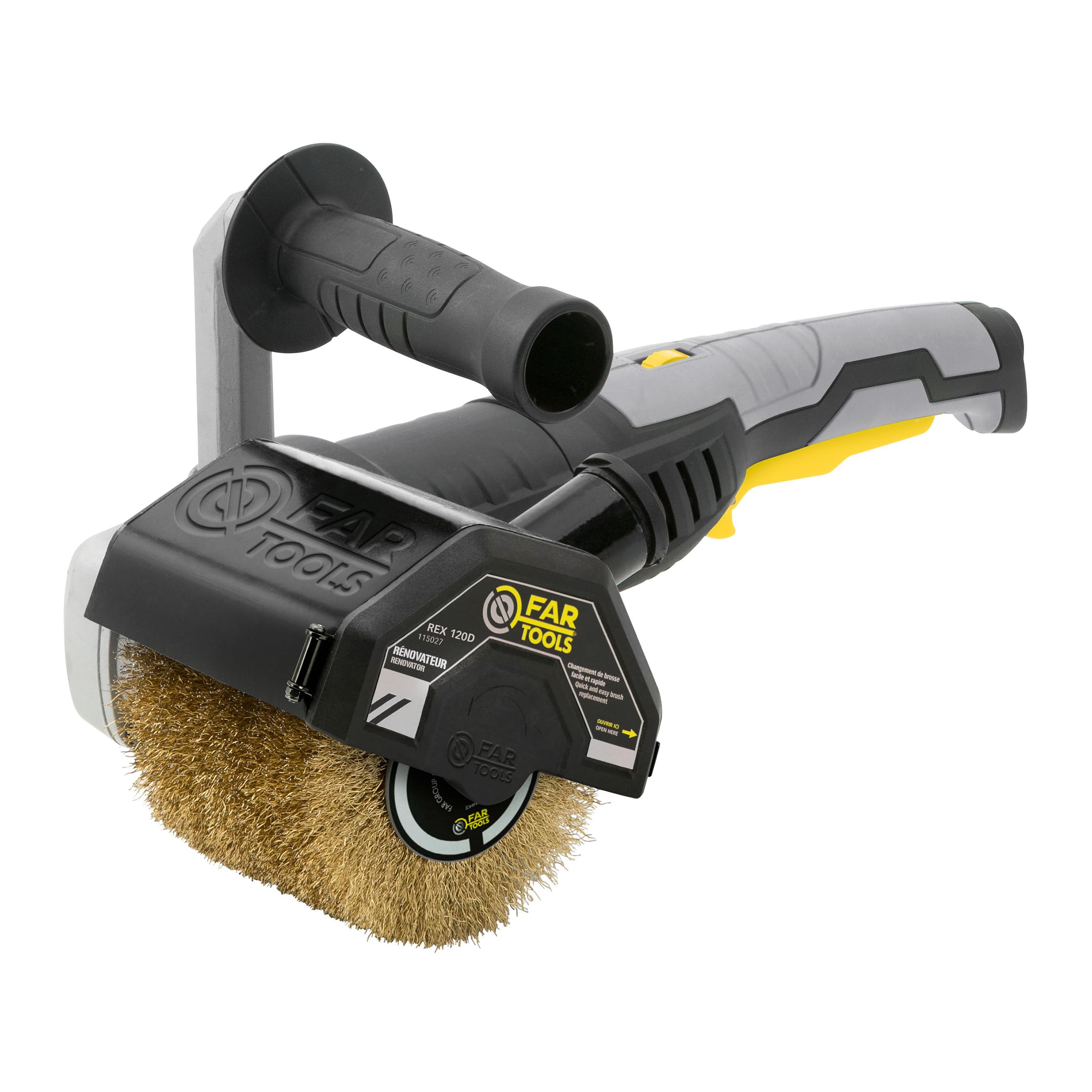 Fartools REX 120 Schleifmaschine für Außenrenovierungen, 1300 W, Schwarz, Norme