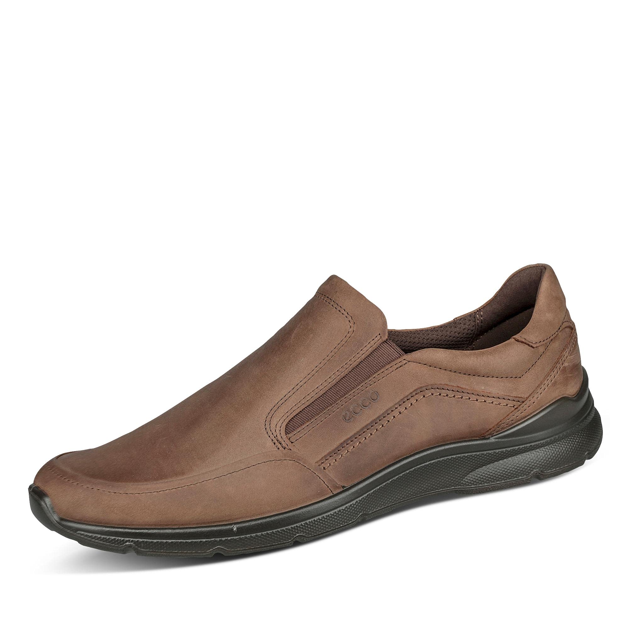 ECCO Irving, Lace-Up Flats, Coffee, 7.5 UK