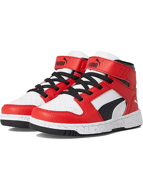 Детские кроссовки PUMA Kids Rebound Layup Mid Hook And Loop (Little Kid) на каждый день