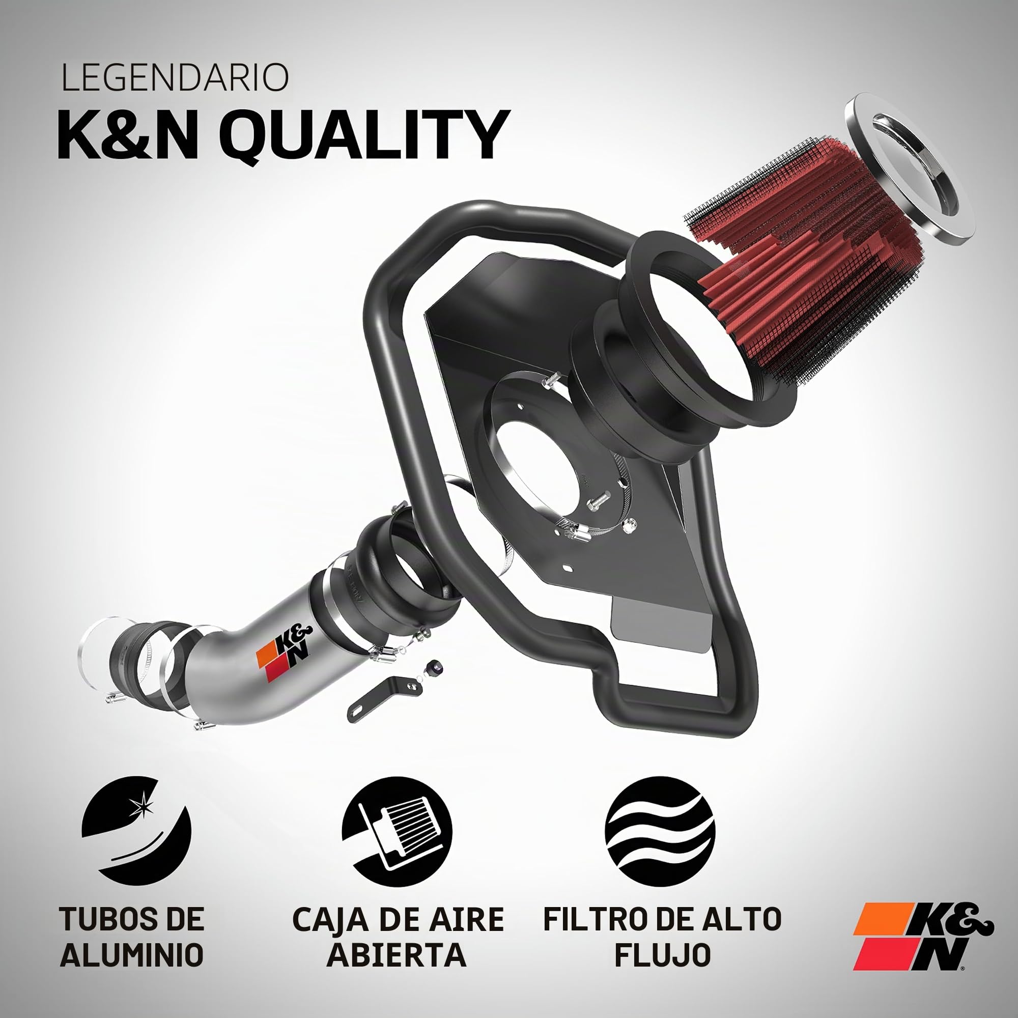 K&N 69-9756TFK Kit de Admisión de rendimiento Coche
