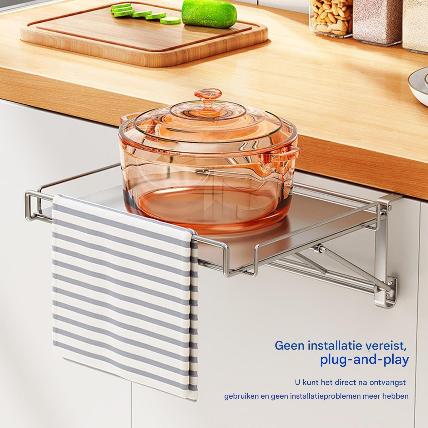 Organizador De Puerta De Armario Organizador De Ganchos Plegable Para | Estante Almacenamiento para Toallero de Baño, Dormitorio y Cocina