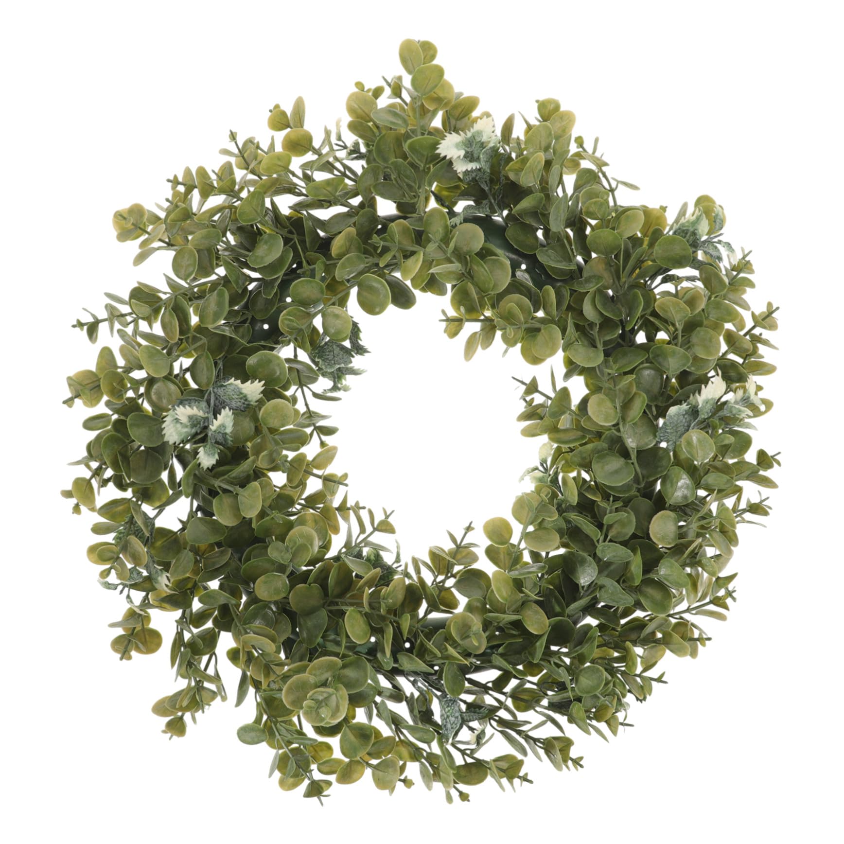 Ghirlanda Decorativa di Eucalipto Verde Artificiale Stile Americano in Plastica, senza Necessità di Potatura o Annaffiatura, per Decorazione Matrimoniale e Ambienti Esterni
