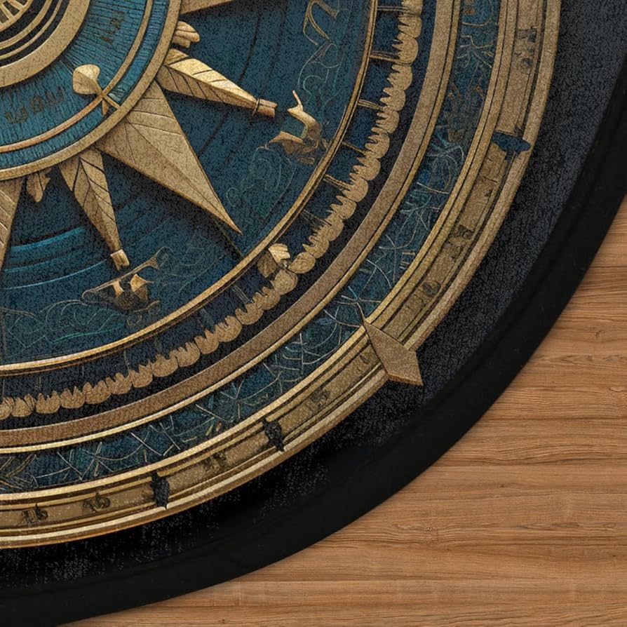 ラグ WIND AND SEA SEA (ROUND) MAT / BLACK Buy Flagship Carpets® PhotoFun™ Into the Sea Round Carpet at