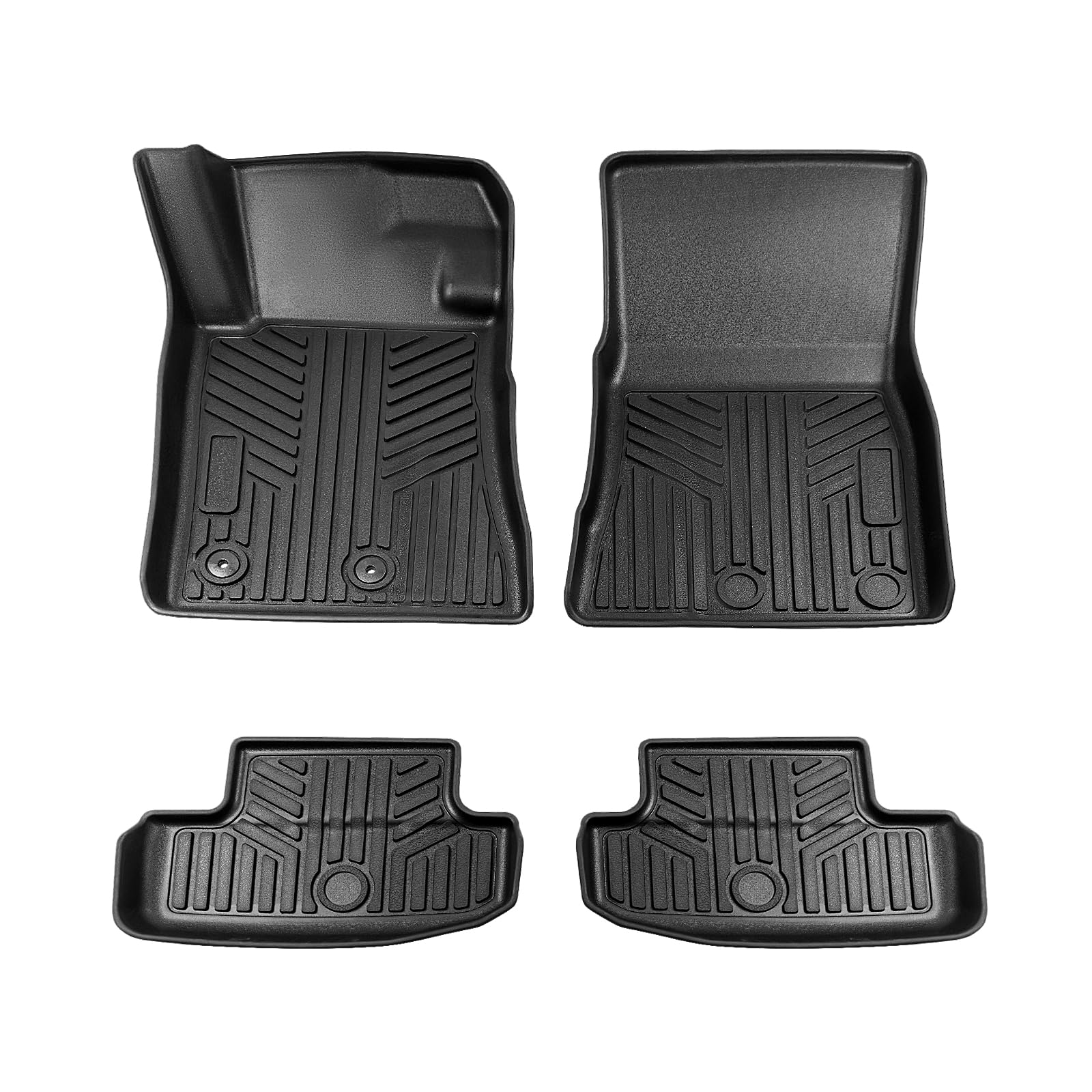 TripleAliners 3PCS Floor Mats Fit for 2024 2025 Ford Mustang Front Rear Full Set Full Protection 1st 2nd — view 8