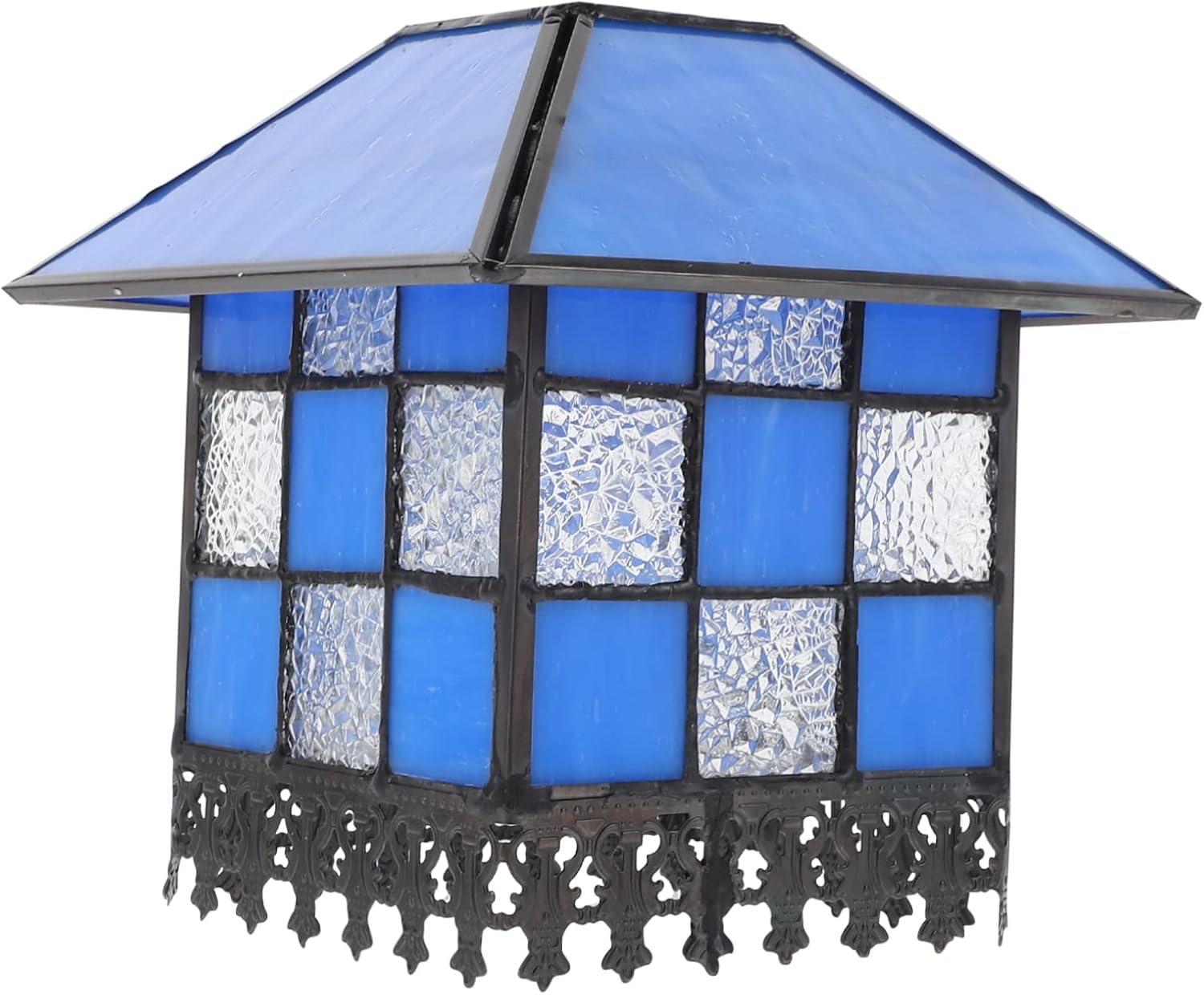 Lurrose Chic Glass Lamp Shade Cover for Bedside and Ceiling Fixtures Warm Light Decor for Living Room Bedroom to Install Unique Design for Housewarming