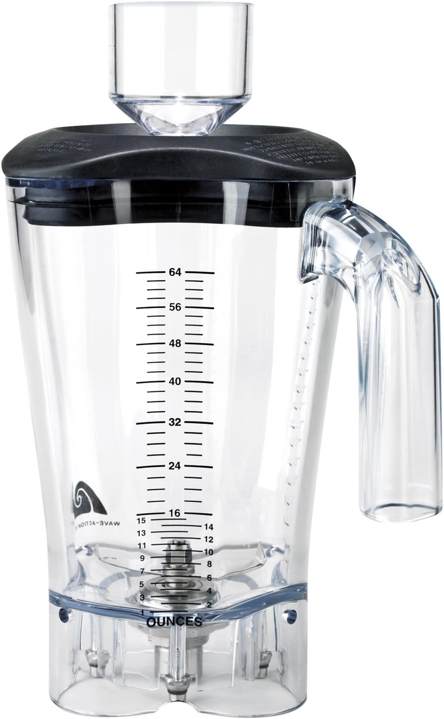 6126-HBF600 64 oz./1.8 L Polycarbonate Container, Transparent
