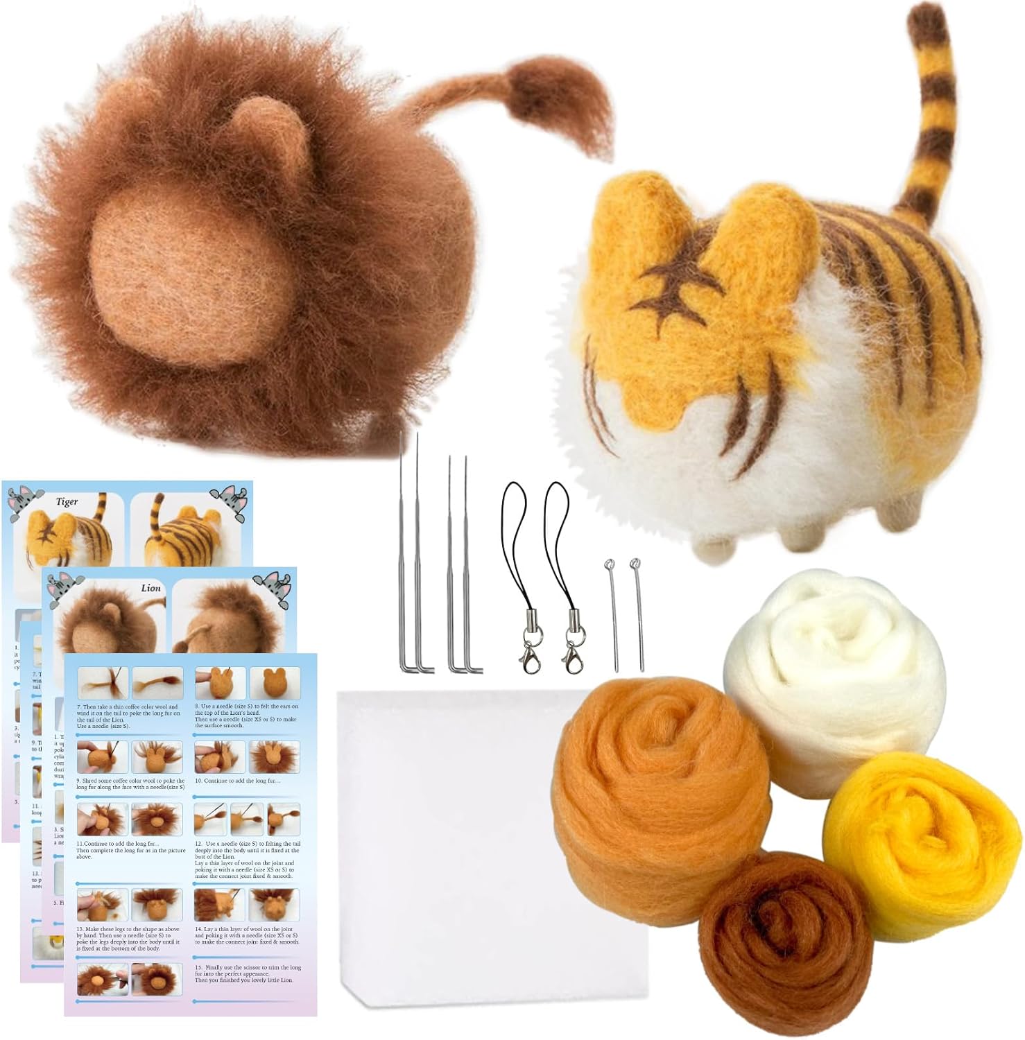 羊毛フェルト ＋毛糸 ミニチュアダックス レッドハンドメイド 犬 羊毛