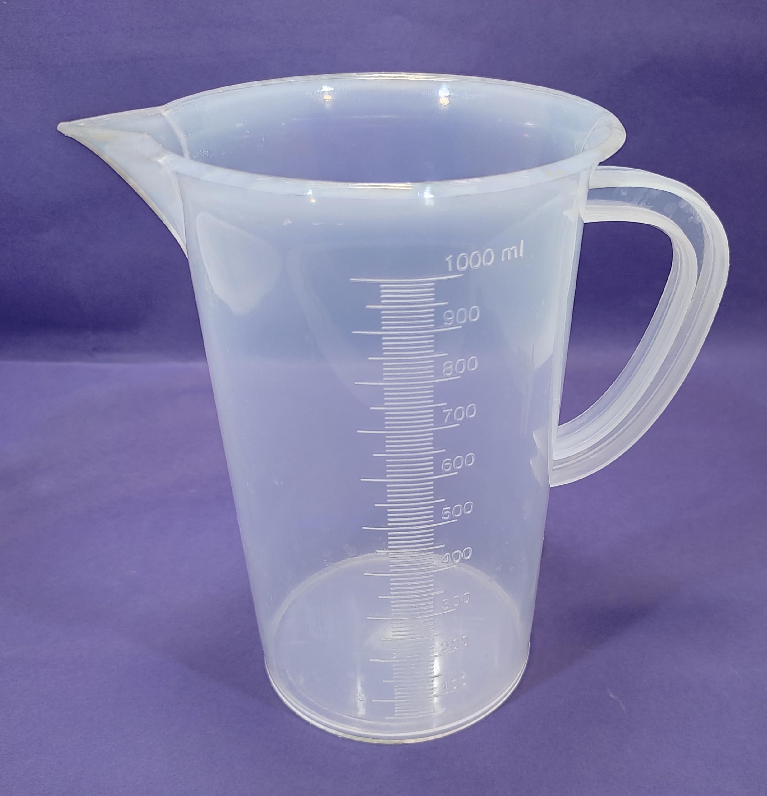 Transparent Plastic Measuring Jug 1000 ML Molded in Polypropylene (Pack of 1)-image-20