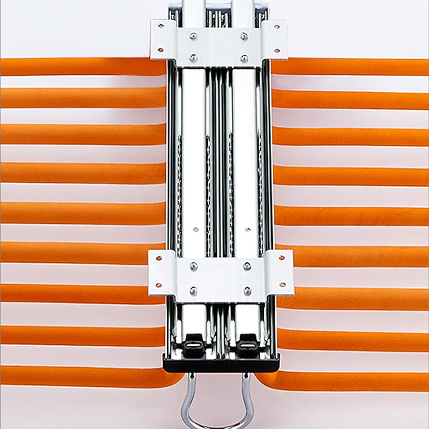 Pull-Out Trousers Rack Drawer,Pants Hangers,Multi Functional Pants Rack,Space Saving,Easy Installation,Non-Slip,Can Store 18 Pairs of Pants (Black)