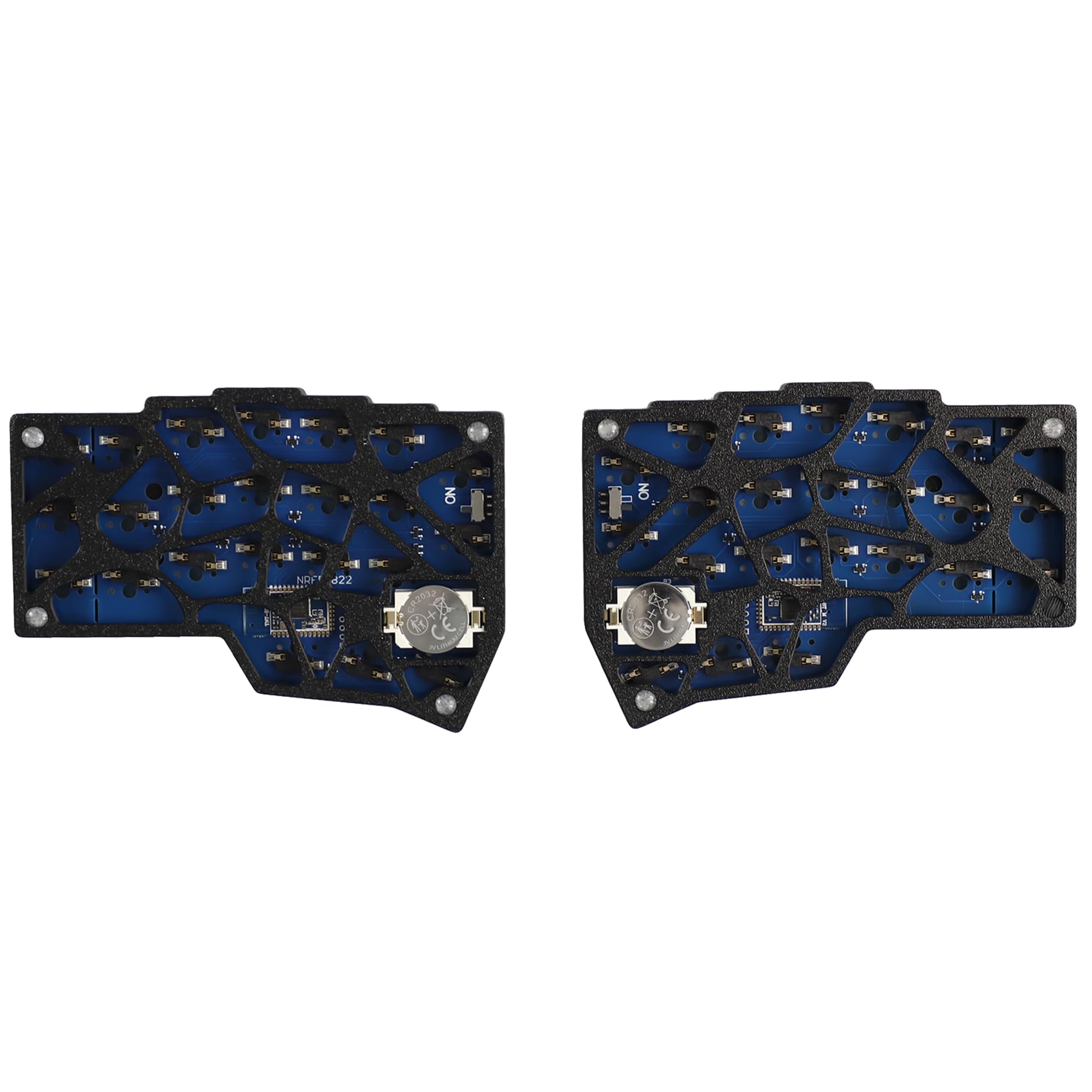 YMDK Corne V4 Tastiera Wireless Split 2.4Ghz 46 Tasti Ergonomico Hotswappable Layout 40% Flacone in Resina 3D Tutti I Tasti Programmabili Mini Kit Tastiera Da Gioco Indipendente