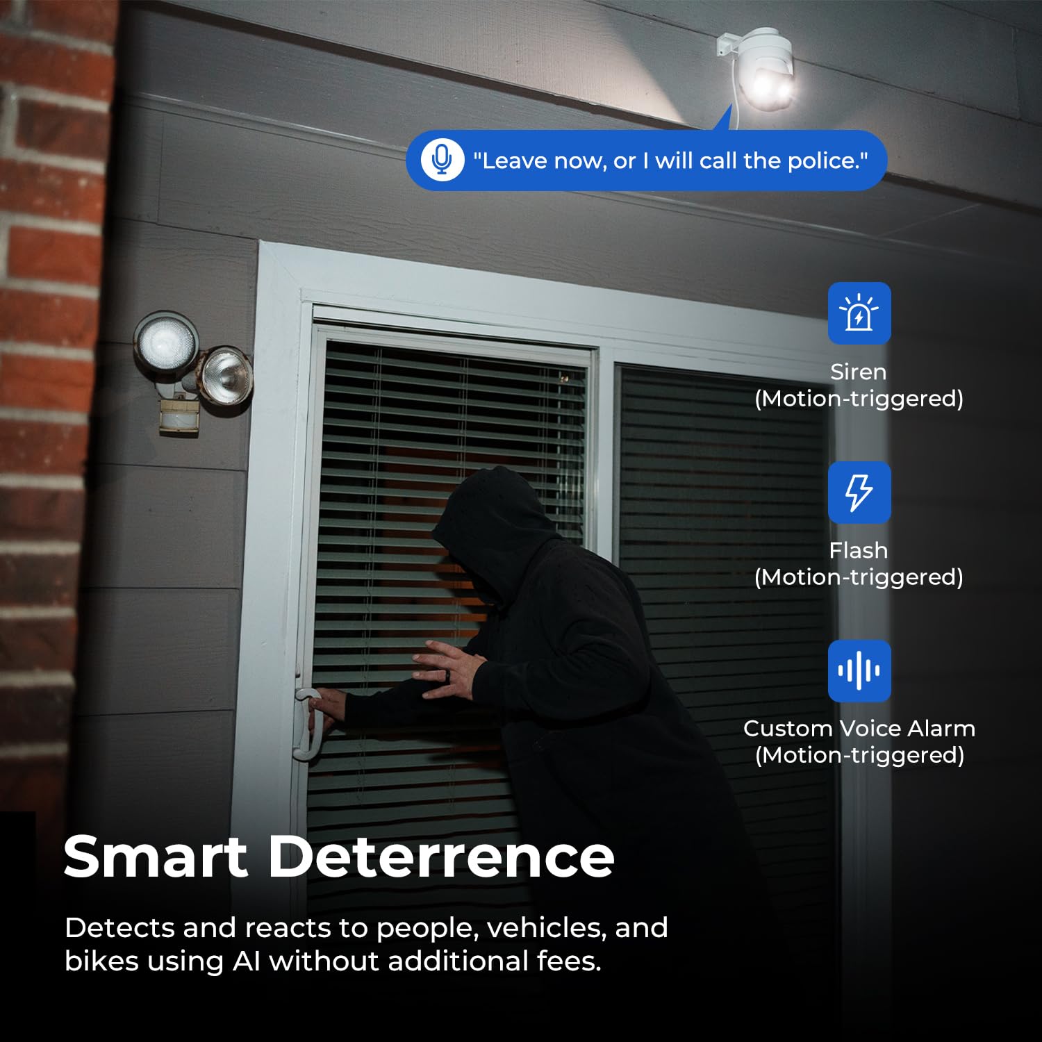 IMILAB EC6 Dual 2K 2K Plug-in Outdoor Security Camera: Wired 360° Outdoor Camera For Home Security, Works With Xiaomi Home App, Person Tracking, Color Night Vision, No Monthly Fee