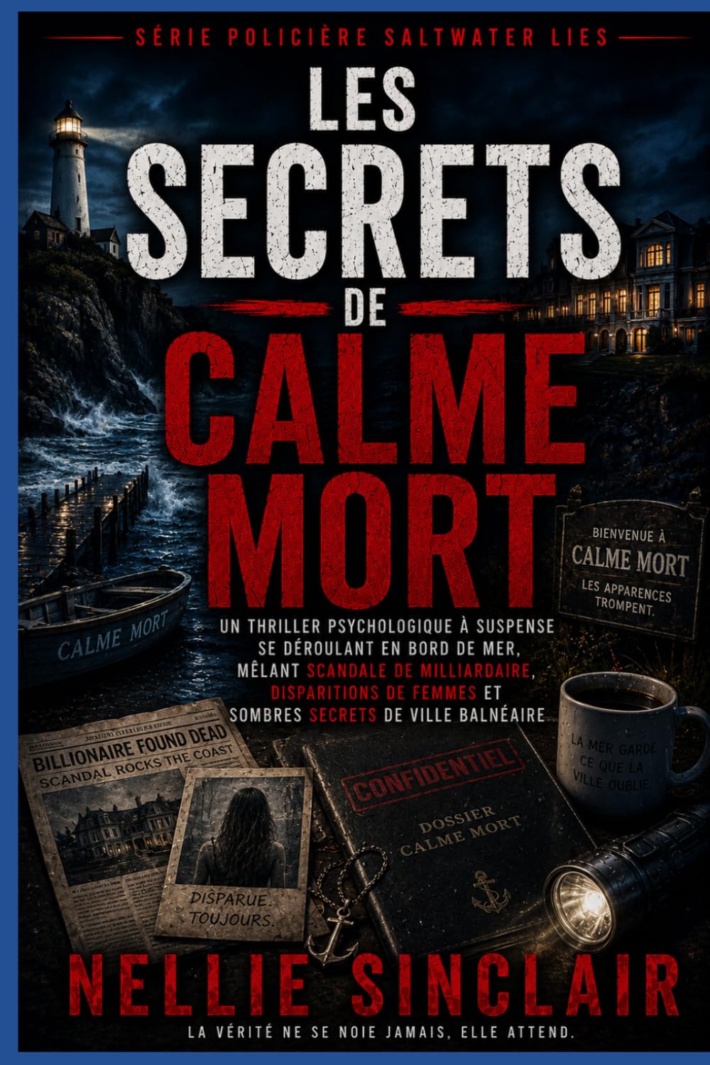 LES SECRETS DE CALME MORT: Un thriller psychologique à suspense se déroulant en bord de mer, mêlant scandale de milliardaire, disparitions de femmes ... balnéaire (Série policière Saltwater Lies)