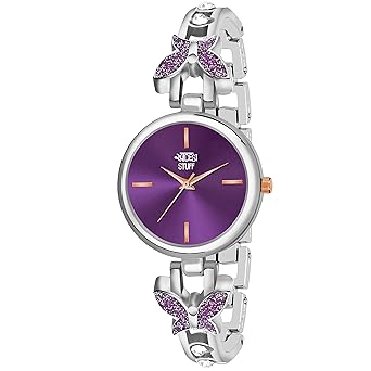 Swadesi Stuff Exclusive Luxury Butterfly Stainless Strap Analog Watch for Women and Girls