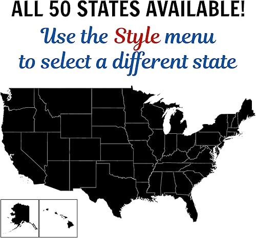 Miniatura 4 de Kentucky Christmas Ornament - Rustic Style Featuring State Flag and Terrain Map - 2024 Acrylic Tree Decoration - Holiday Gift and Home Decor