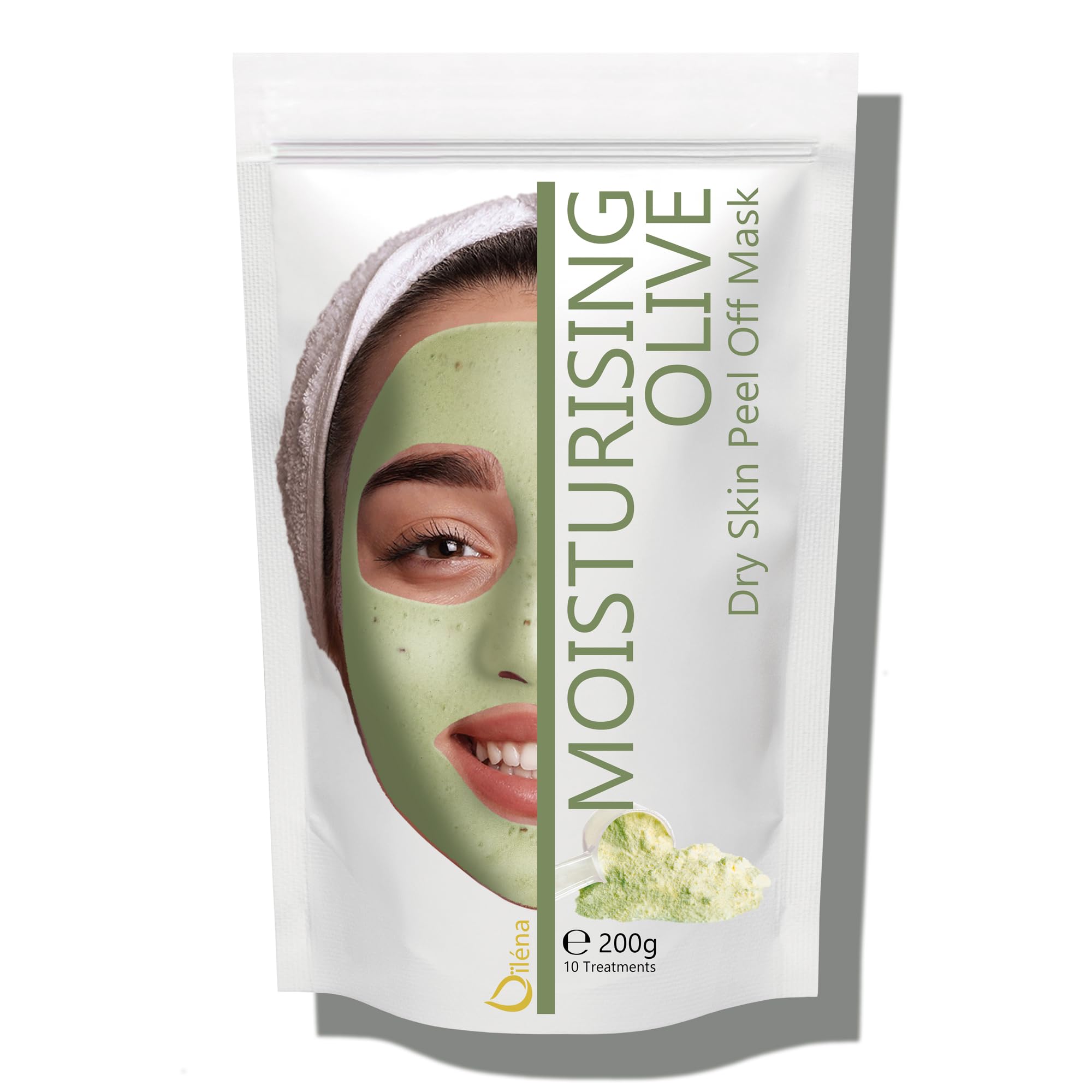 Mascarilla facial hidratante de alginato en polvo, removedor de espinillas Mascarilla puntos negros Mascarilla Vegan, sin aclarado, exfoliante 200 g (Mascarilla Anti arrugas ácido hialurónico) — view 14