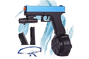 Electric Gel Bead Blaster Gun with Rotary Drum: Summer Outdoor Shooting Fun