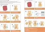 HollyHOME Teddy Bear Plush Giant Teddy Bears Stuffed Animals Teddy Bear Love 36 inch Tan