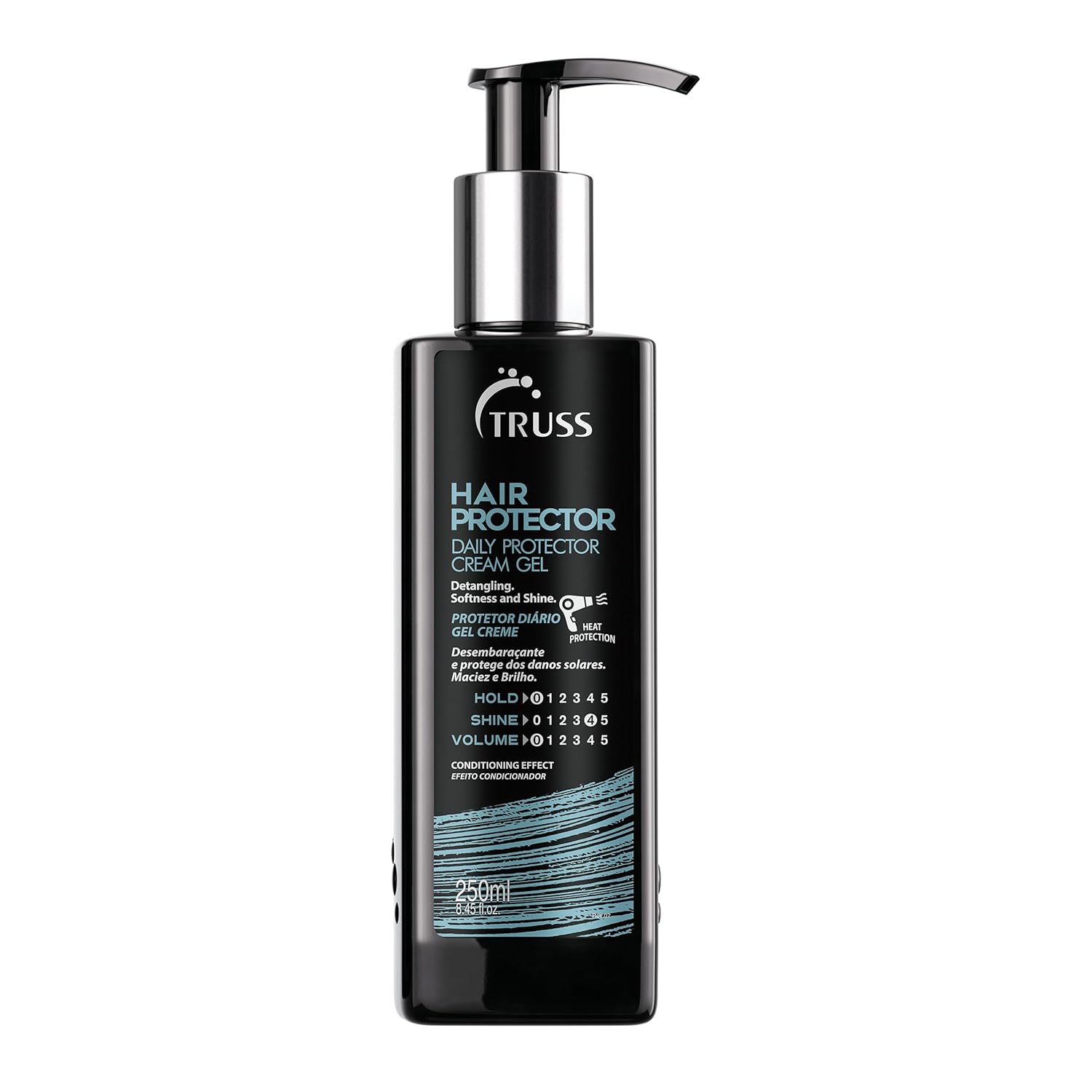 Truss Leave-in Hair Protector | Proteção Térmica e Hidratação | 250ml