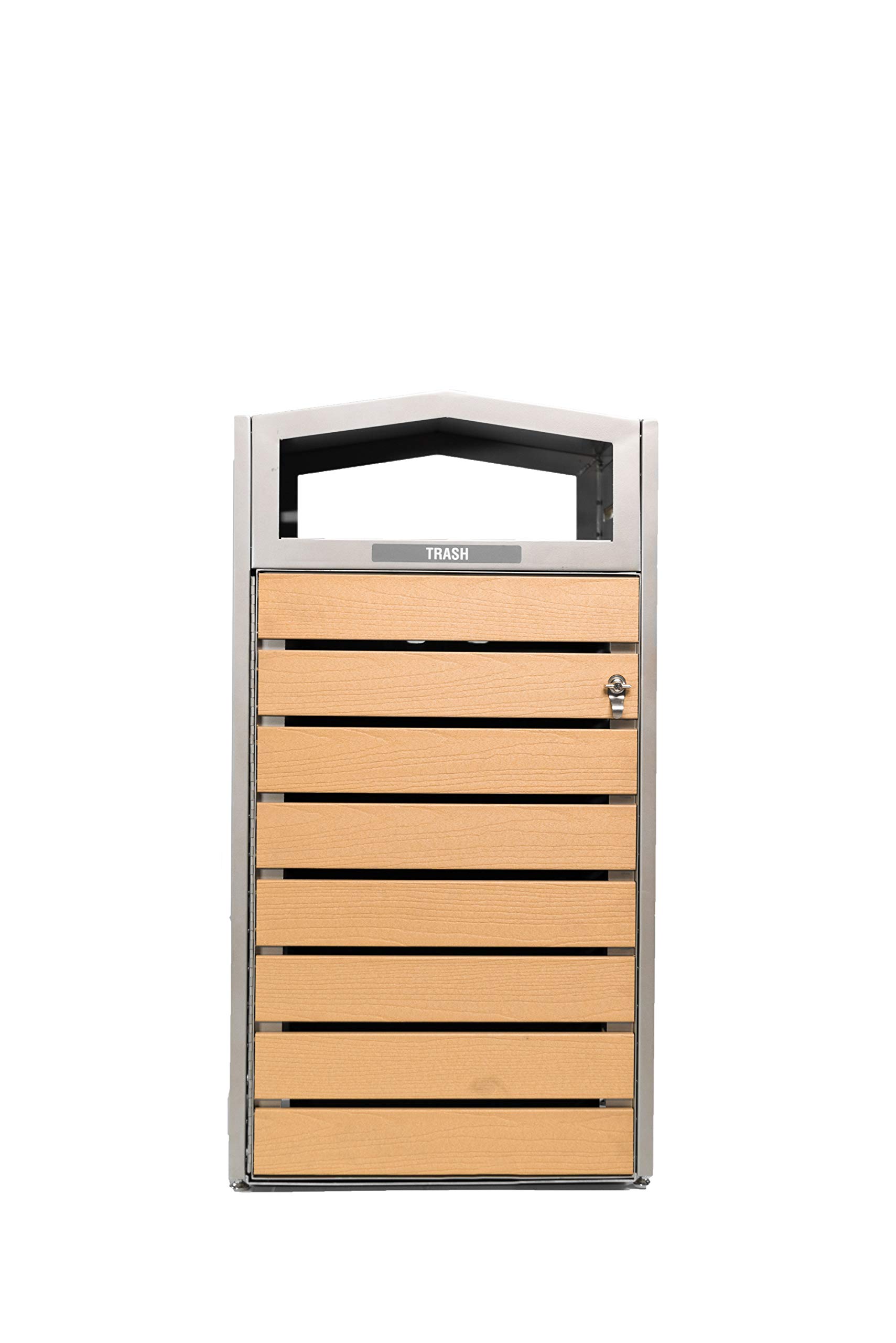 Woodview Double-Sided Waste Container