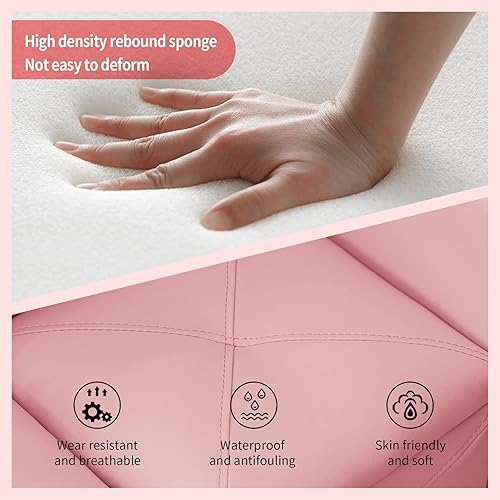 Miniatura 14 de UNICOO Sofá para niños, juego doble 2 en 1, sofá convertido a mesa y 2 sillas, sofá para niños y niñas, sillón con caja de almacenamiento