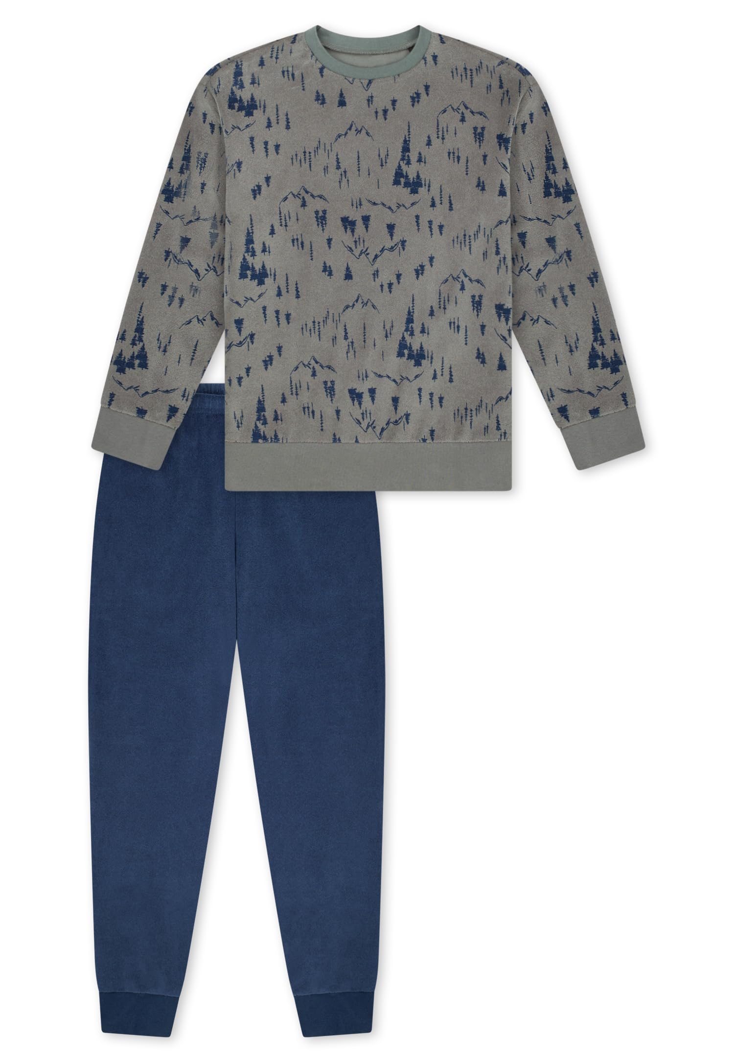 Schiesser Jungen Schiesser Jungen Schlafanzug Set Pyjama Lang Frottee - Größe 98 Bis 176 Pyjamaset (1er Pack)