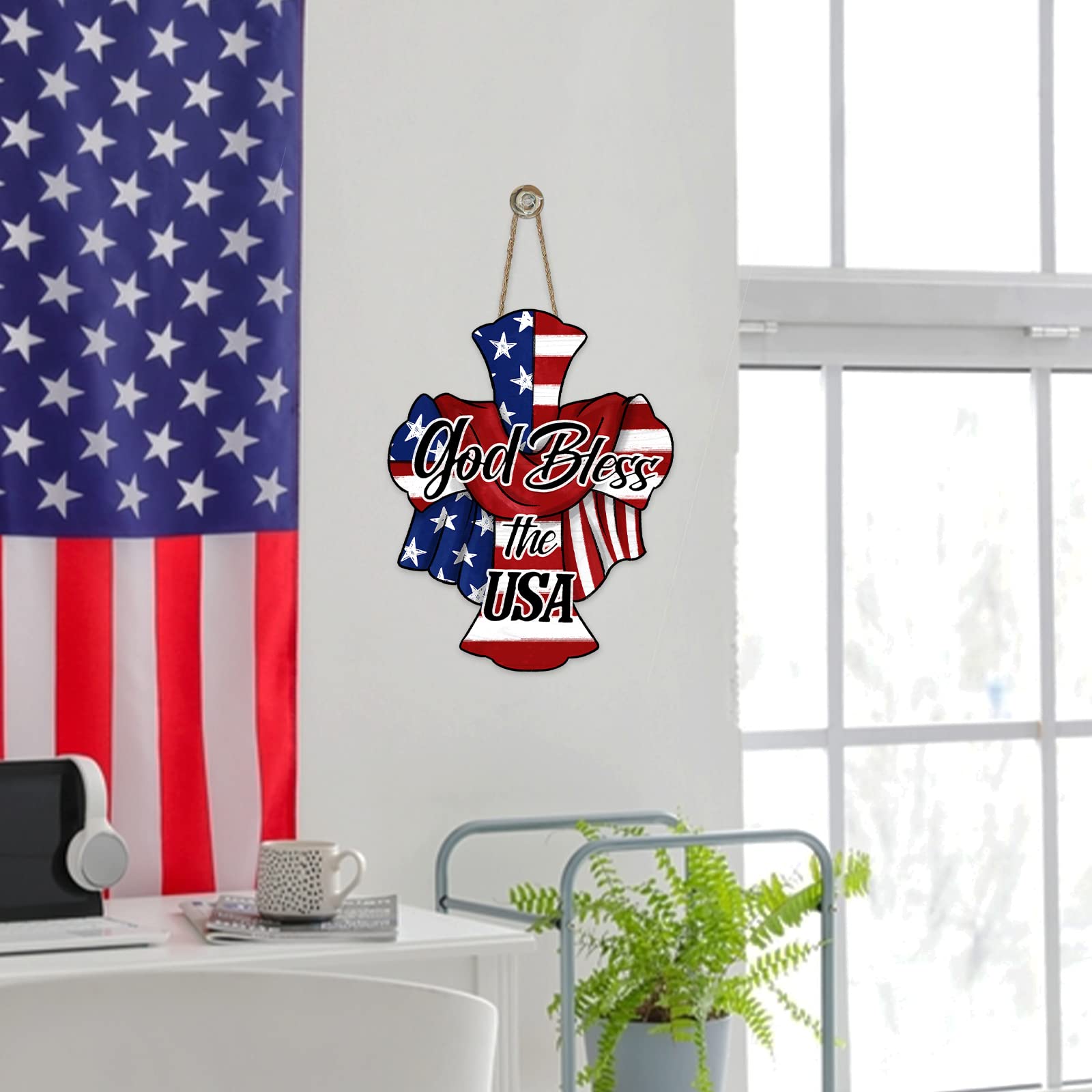 壁飾りGOD BLESS 星条旗AMERICA