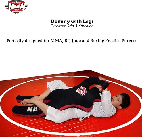 Miniatura 4 de DEPORTES Kids Grappling Dummy Brasileño Jiu Jitsu Autodefensa Arte Marcial Boxeo Niños Jóvenes Maniquíes de lucha libre (36-40 pulgadas), sin relleno