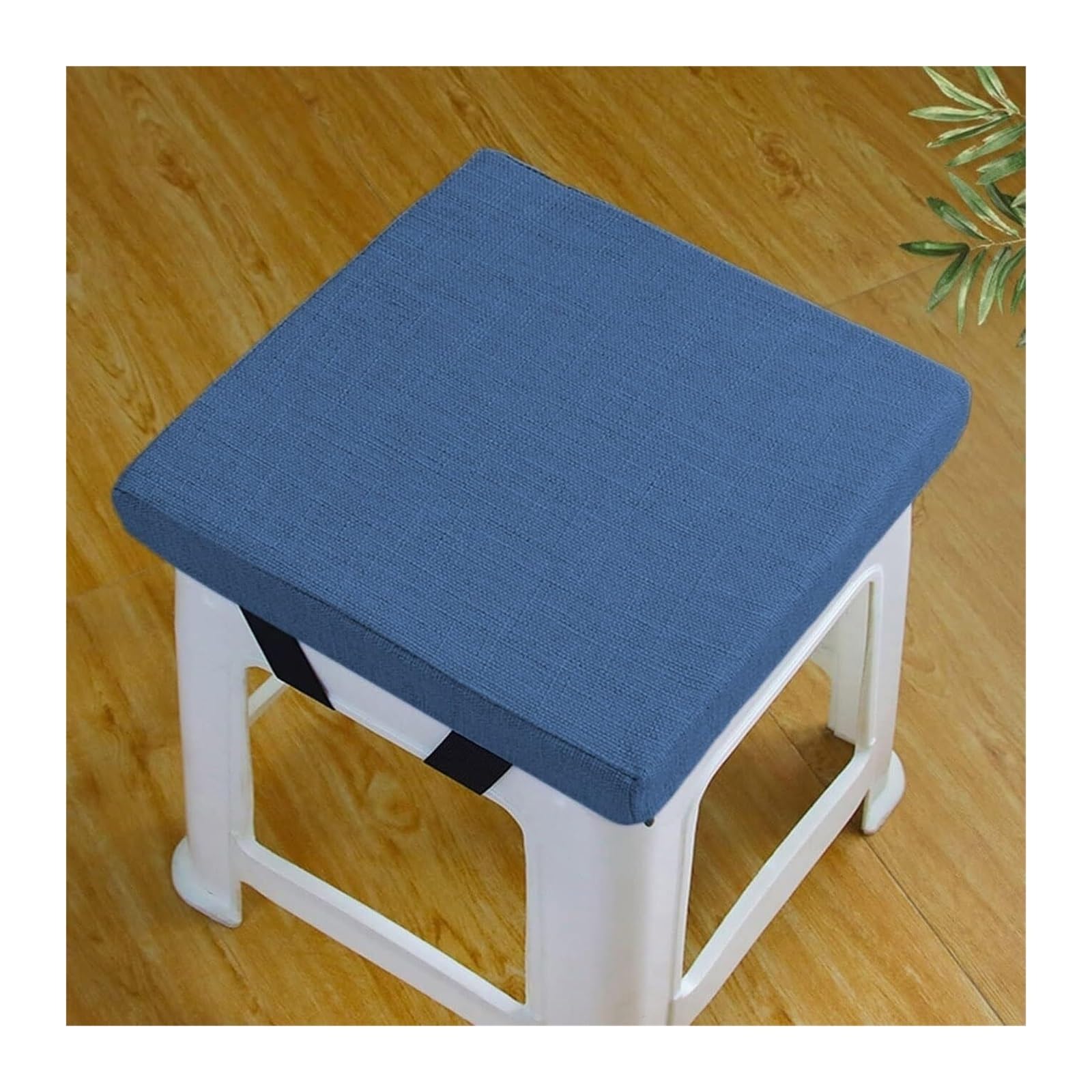 Uyeoco A7 Memory Foam Stool Cushions Square 35X35cm/40X40cm | 3Cm/5Cm/8Cm Thick | Removable Washable Cover, Seat Cushion For Dining, Kitchen, Bar Chairs(,35X35x3cm)