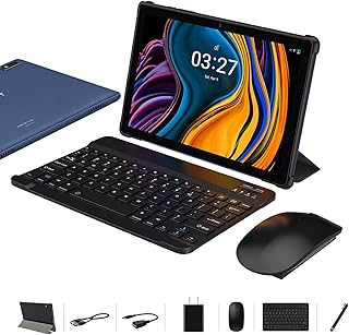 Tablet 10 inch Android 12 Tablets, 4GB RAM, 64GB ROM 1TB Expand Tablets, Android 12 Tablet PC, Tableta WiFi, 10.1'' IPS Screen, Dual Cameras, Parent Control Android Tablets