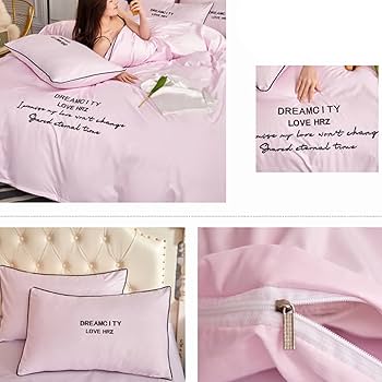 Amazon.co.jp: ピーチスキン 加工 掛け布団カバー ダブル 3点 4