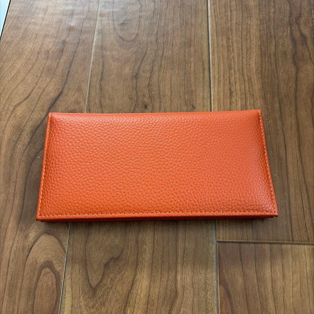 Amazon.co.jp: 皇居 長財布 オレンジ : ファッション