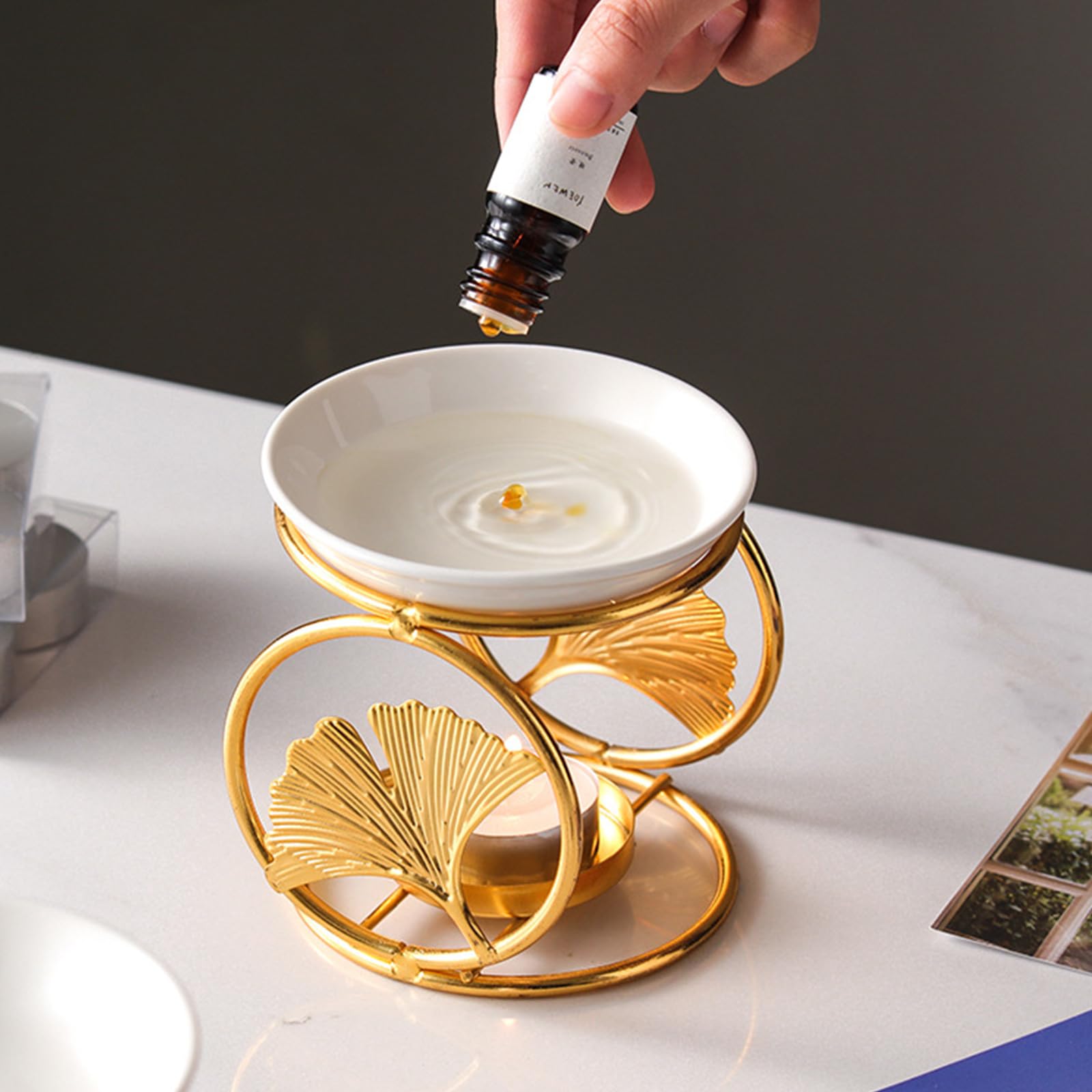 Vassoio for Creare Un Ambiente Rilassante nelle Case, migliorando Lo Spazio Gold Aromatherapies