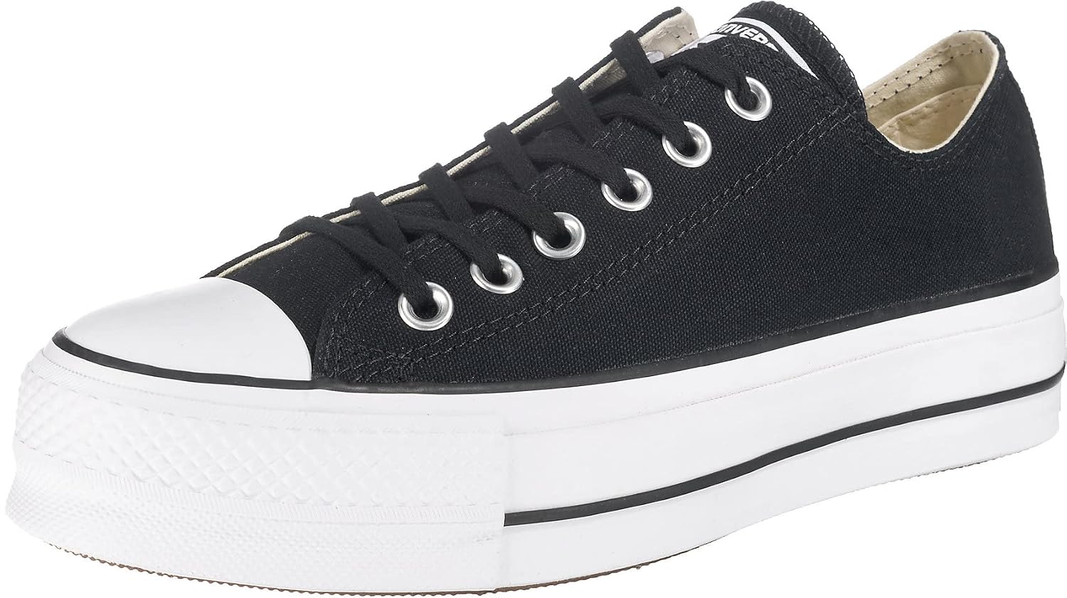 Buy Converse Women's Lift Canvas Low Top Sneaker, Black White, 5.5 M US at  Amazon.in