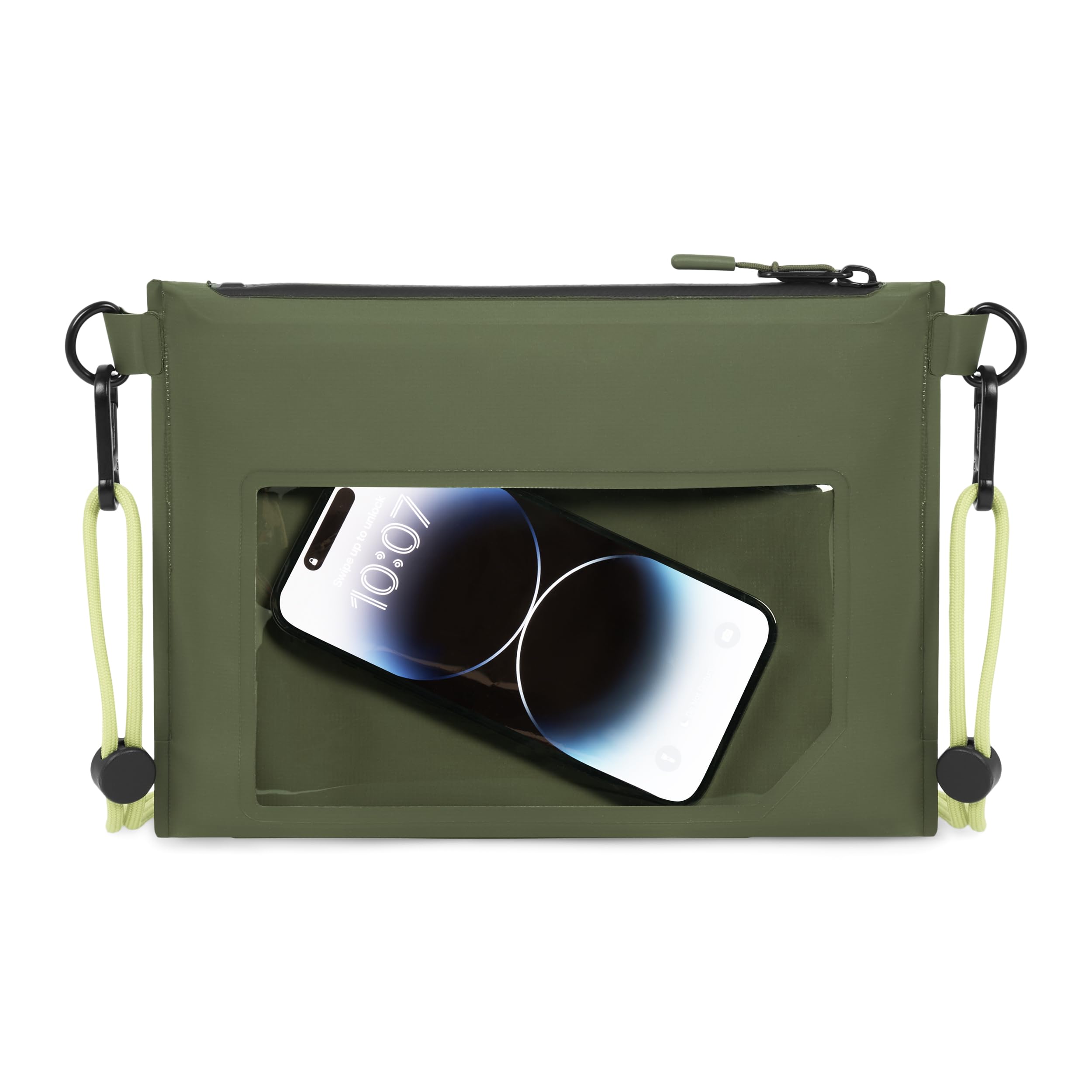 Sac étanche Johnny Urban Alfie, IPX6, 1,7L, 25x18x6cm, Fenêtre PVC, Mousquetons, Pour Téléphone Et Objets De Valeur