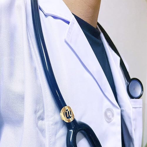 Miniatura 7 de Stethoscope ID Tag - Personalized Name Tag- Handmade Nursing ID Charm-Graduation Gift For Nurse (Custom Initial,Name & Text)