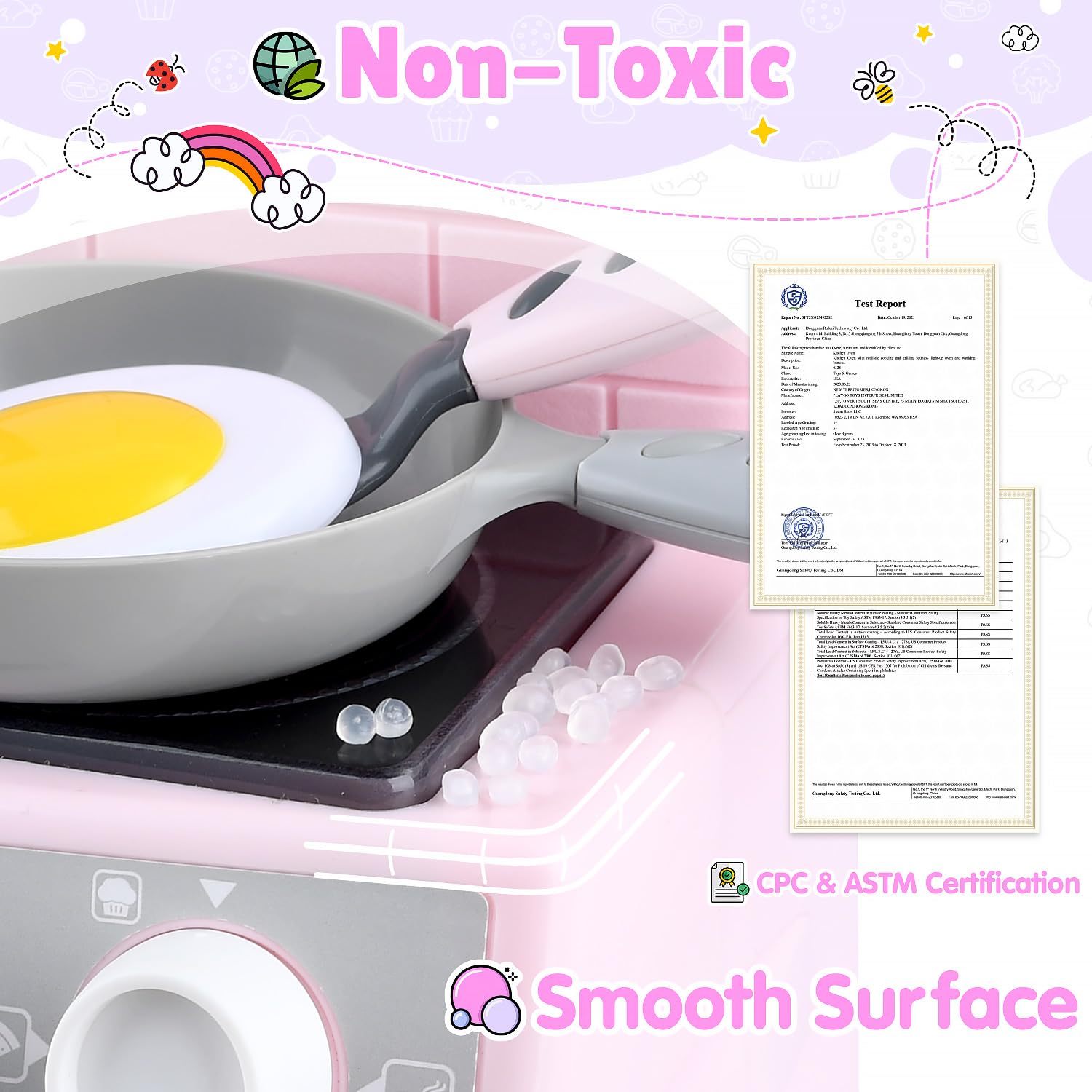 Horno de juguete para niños, juego de cocina para niños con 11 accesorios, sonidos y luces de cocina realistas, horno de juego de simulación, juego de regalo de cocina para niñas y niños a partir 6
