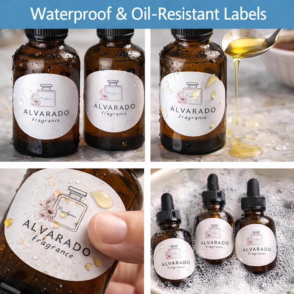 Printable Round Labels 2 inch Glossy White Circle Labels Stickers 240 Labels Waterproof Vinyl Sticker Paper for Inkjet or Laser Printer - Image 6