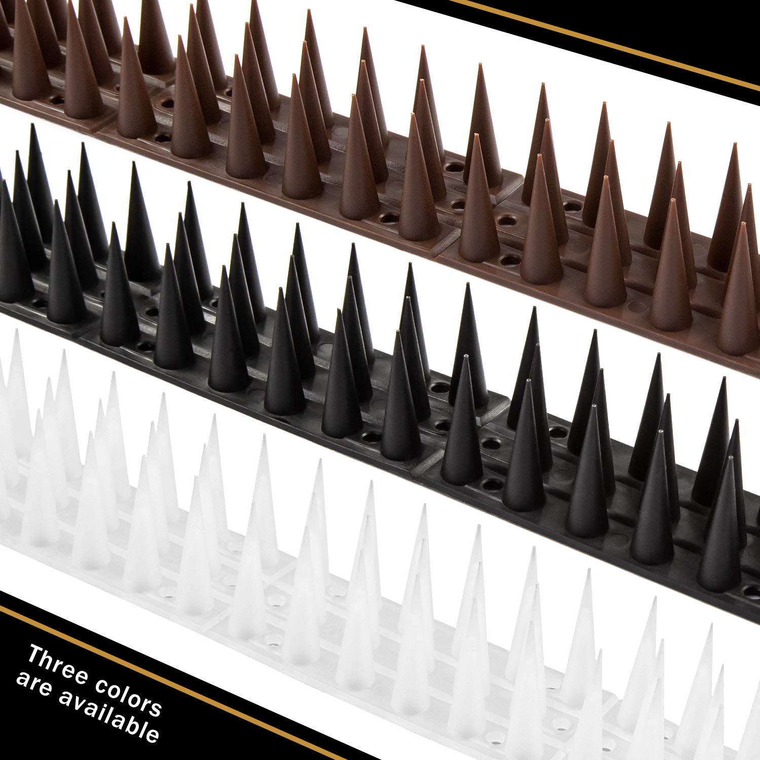 Buy EcoGrowth Bird Spikes Plastic Pigeon Spikes Cat Spikes, Bird Spikes