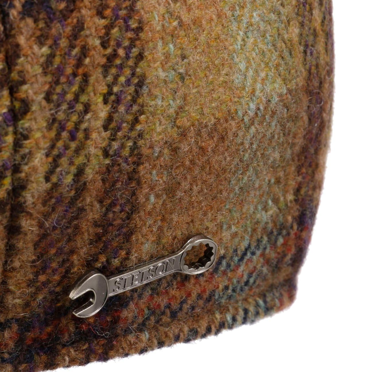 Stetson 8-panelowa wełniana czapka z daszkiem męska czapka balonowa - Made in The EU z daszkiem, na jesień, zimę, jesień, zimę, rozm. M (56-57 cm), brązowa