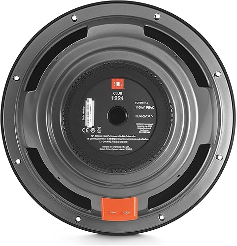 Miniatura 2 de JBL Club 1224 - Subwoofer de audio para coche de 12 pulgadas