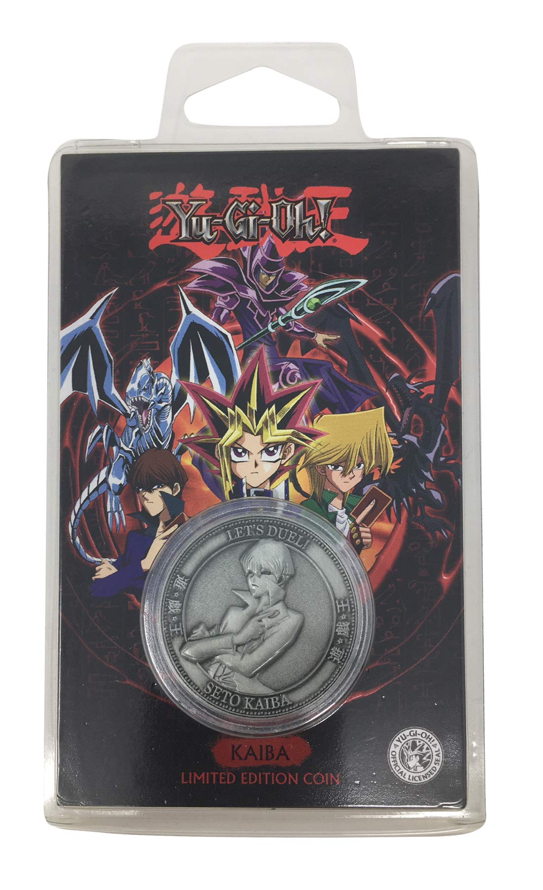 Fanattik Moneda De Flip De Yu-Gi-Oh! – Set De Colección De Kaiba, Accesorio De Regalo Para Fans Del Anime Y Juego De Cartas